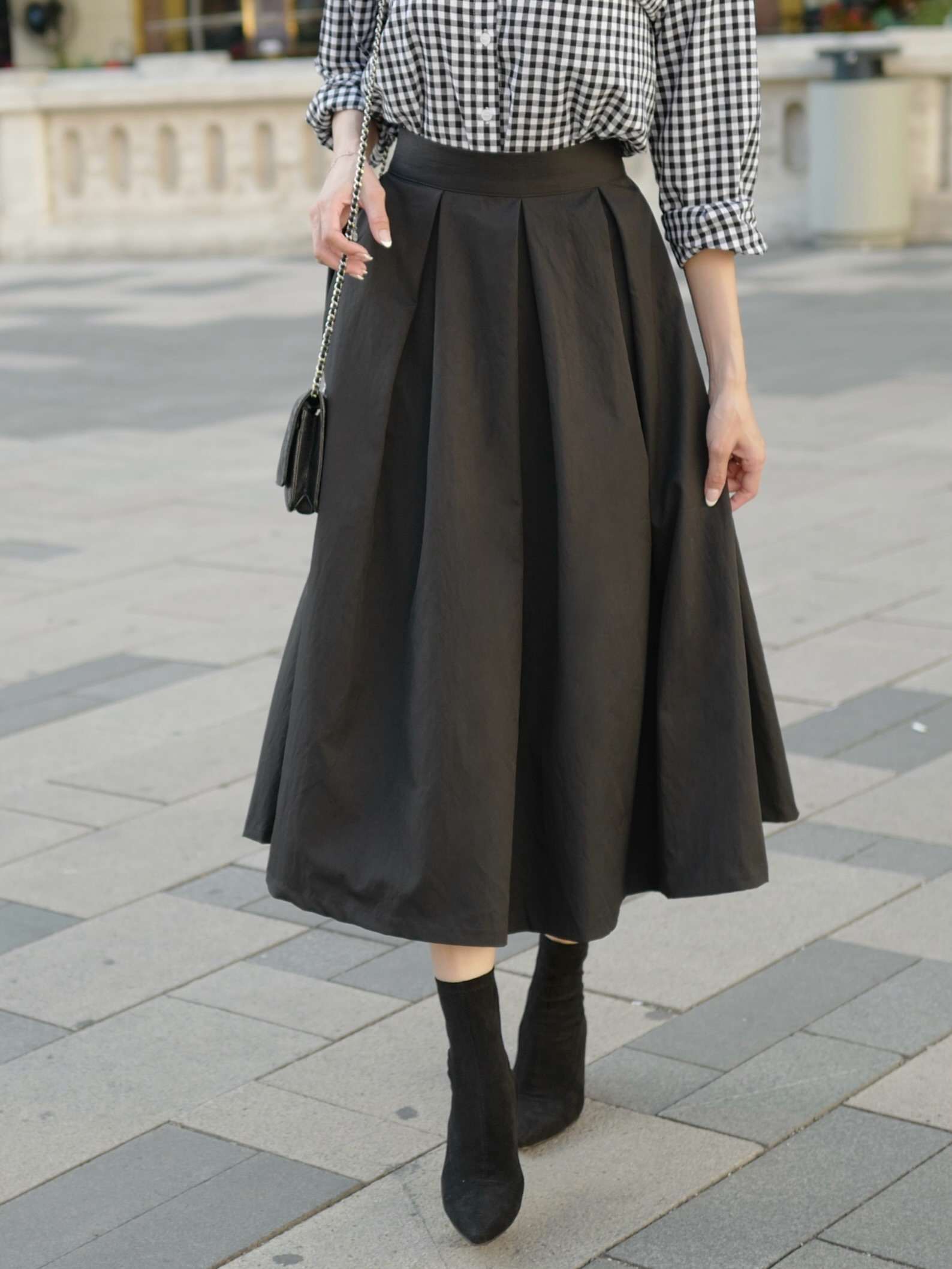 プリーツフレアスカート | 詳細画像14